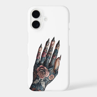 Floral Tattoo Hand iPhone Case