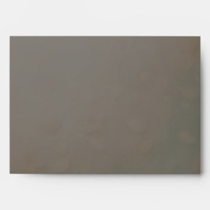 Floral taupe brown Envelope