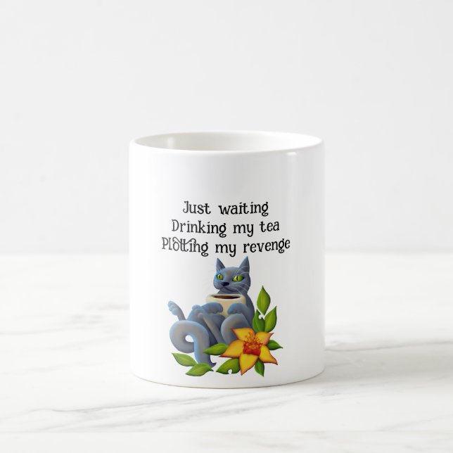 Floral Tea Kitty | Mug (Center)