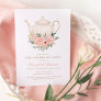 Floral Tea Party Baby Shower Invitation