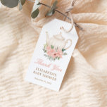 Floral Tea Party Baby Shower Thank You Gift Tags<br><div class="desc">Say thank you to your baby shower attendees with these floral tea party favor tags.</div>