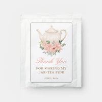 Floral Tea Party Birthday Party Favors