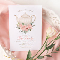 Floral Tea Party Birthday Party