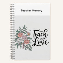 Floral Teacher’s Notebook