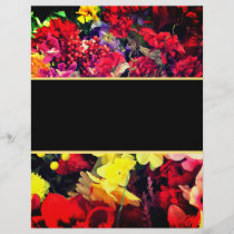 Floral Template Example Background Flyer
