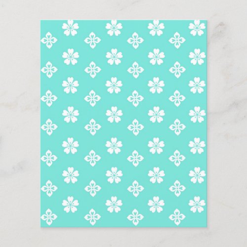 Floral Textile Pattern Scrapbook Paper