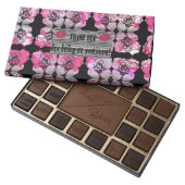 Floral Thank You 45 Piece Box Of Chocolates (Opened)