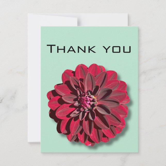 Floral Thank you card (Front)