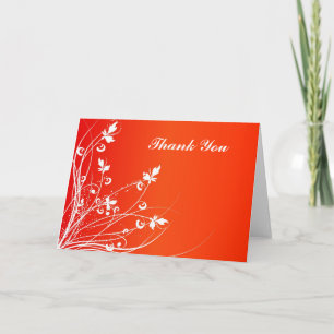 Floral Thank You Card
