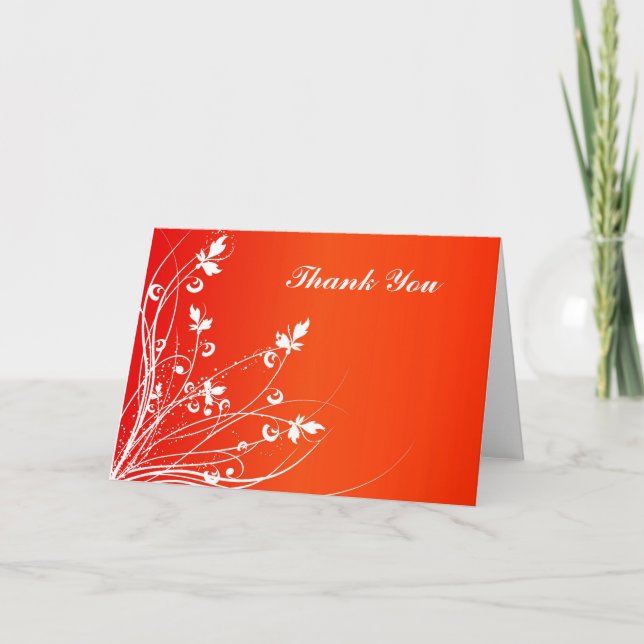 Floral Thank You Card (Front)