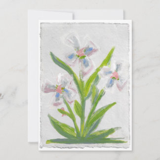 Floral Thank you card