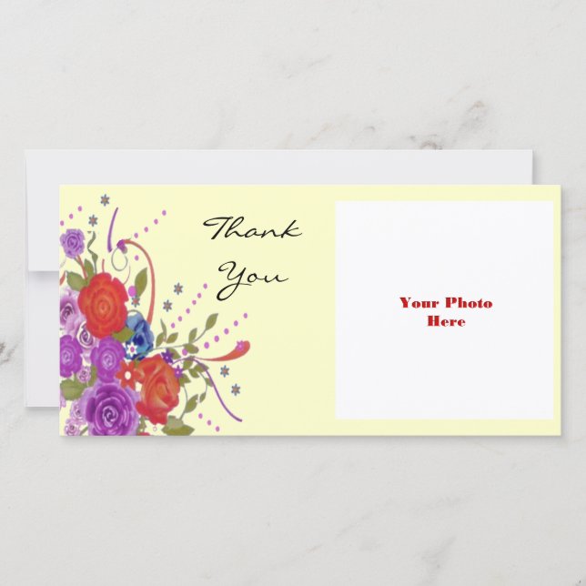 Floral Thank You Card (Front)