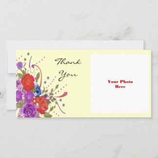 Floral Thank You Card