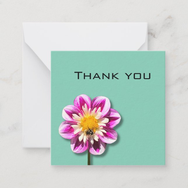 Floral Thank you card (Front)