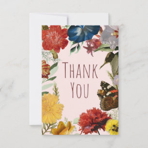 Floral Thank You Card