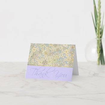 Floral Thank You Card by mjakubo434 at Zazzle