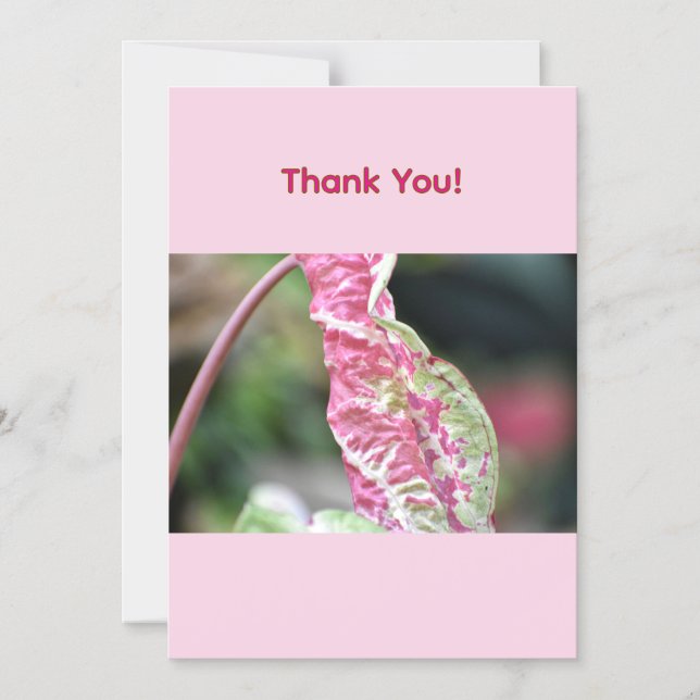 Floral Thank You Card (Front)