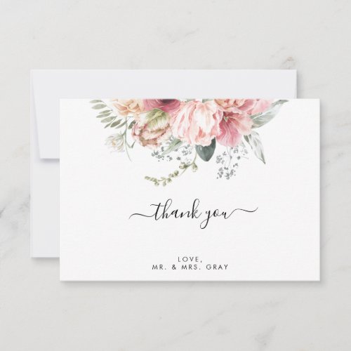 Floral Thank You Card  Annabeth