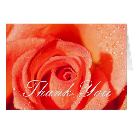 Floral Thank You Cards (Front Horizontal)