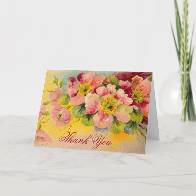 Floral Thank You for Bringing Joy to My Life Card (Front)