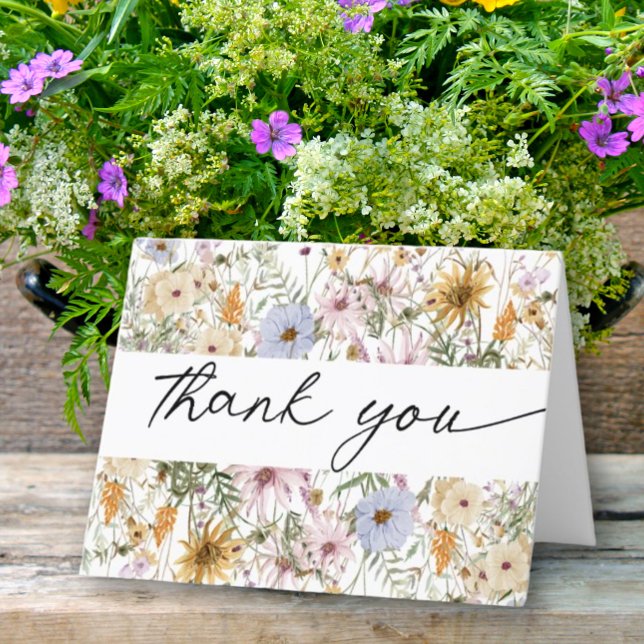 Floral Thank You Wildflower Spring (Creator Uploaded)