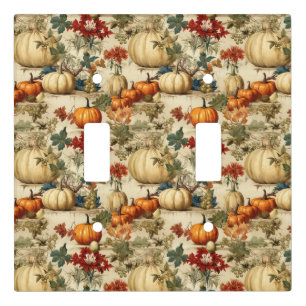 Floral Thanksgiving Vintage Pattern (10) Light Switch Cover