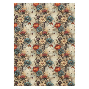 Floral Thanksgiving Vintage Pattern (11) Tablecloth