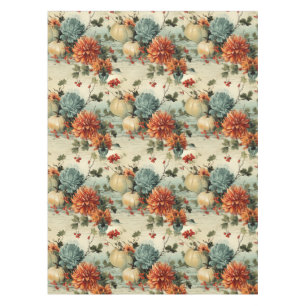 Floral Thanksgiving Vintage Pattern (1) Tablecloth