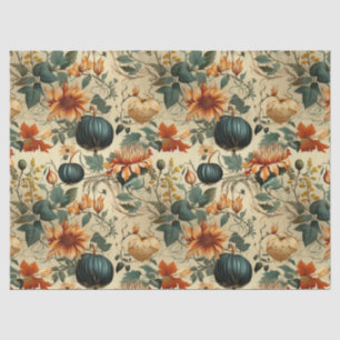 Floral Thanksgiving Vintage Pattern (6) Tissue Paper