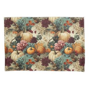 Floral Thanksgiving Vintage Pattern (8) Pillow Case