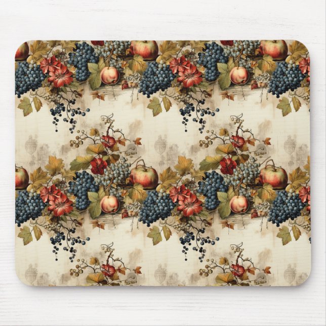 Floral Thanksgiving Vintage Pattern (9) Mouse Pad (Front)