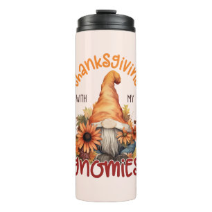 Floral Thanksgiving with my Gnomies  Thermal Tumbler