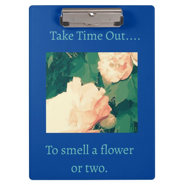 Floral theme clipboard (Front)