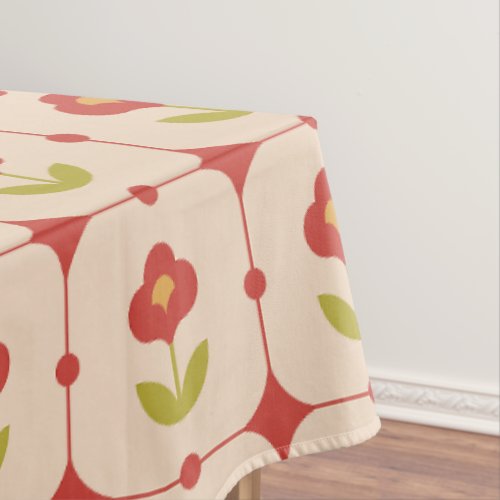 Floral_themed design tablecloth