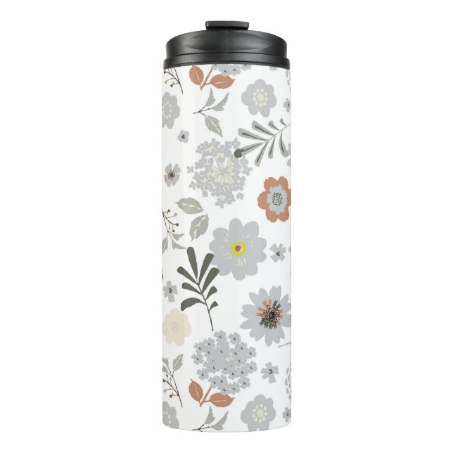 Floral  thermal tumbler (Front)