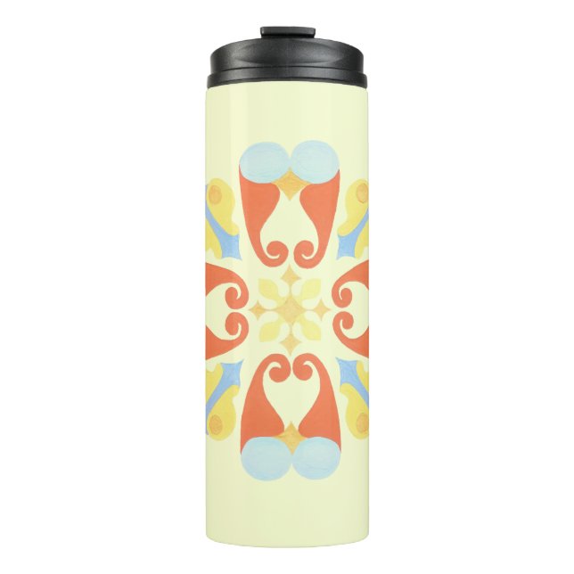 Floral Thermal Tumbler (Front)