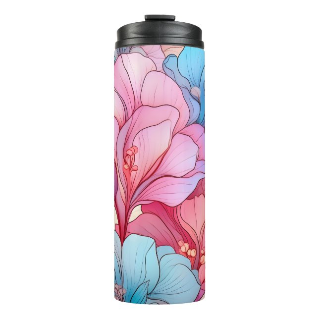 Floral Thermal Tumbler (Front)