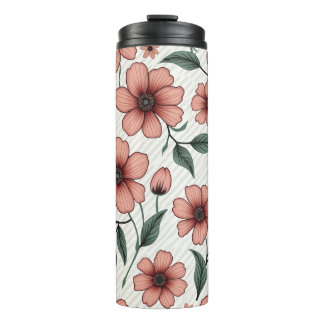 Floral Thermal Tumbler