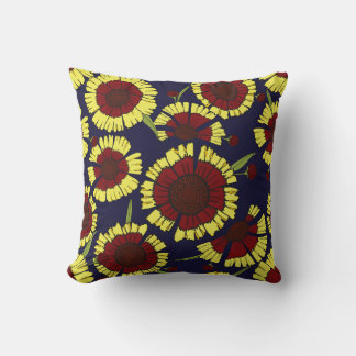 Floral Throw Pillow