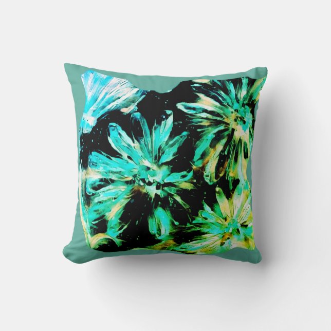 Floral Throw Pillow (Front)