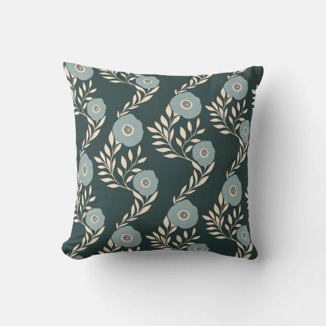 Floral Throw Pillow (Front)