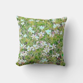 Floral  throw pillow