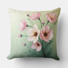 Floral Throw Pillow