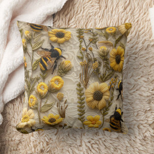 Floral  throw pillow