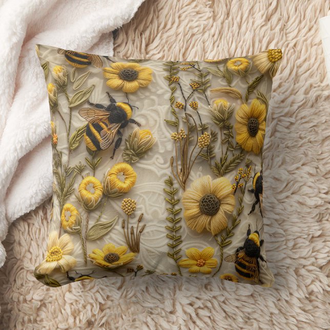 Floral  throw pillow (Creator Uploaded)