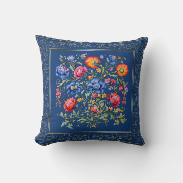 Floral Throw Pillow (Front)