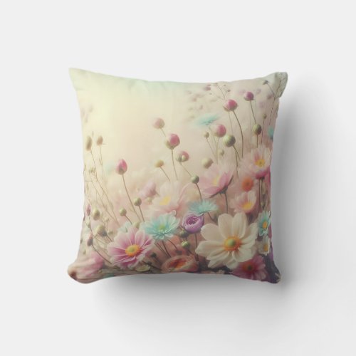 Floral  throw pillow
