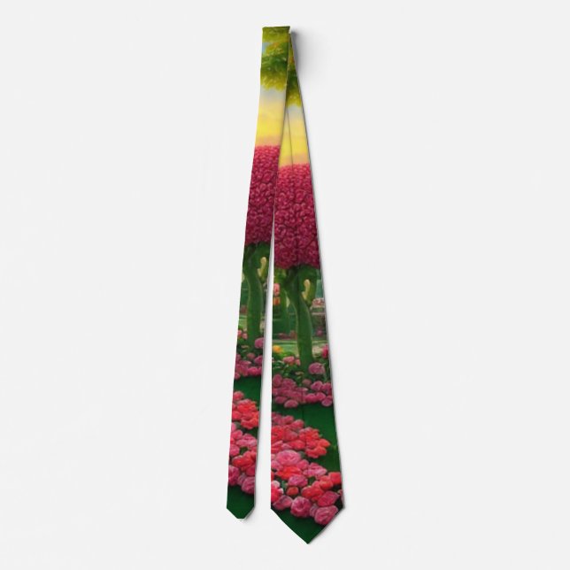 Floral tie  (Back)