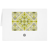 Floral tiles in green (Back Horizontal)