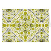 Floral tiles in green (Front Horizontal)